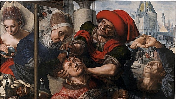 El cuadro médico del arte