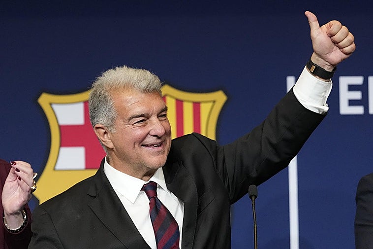 Laporta gana las elecciones a la presidencia del Barça por goleada