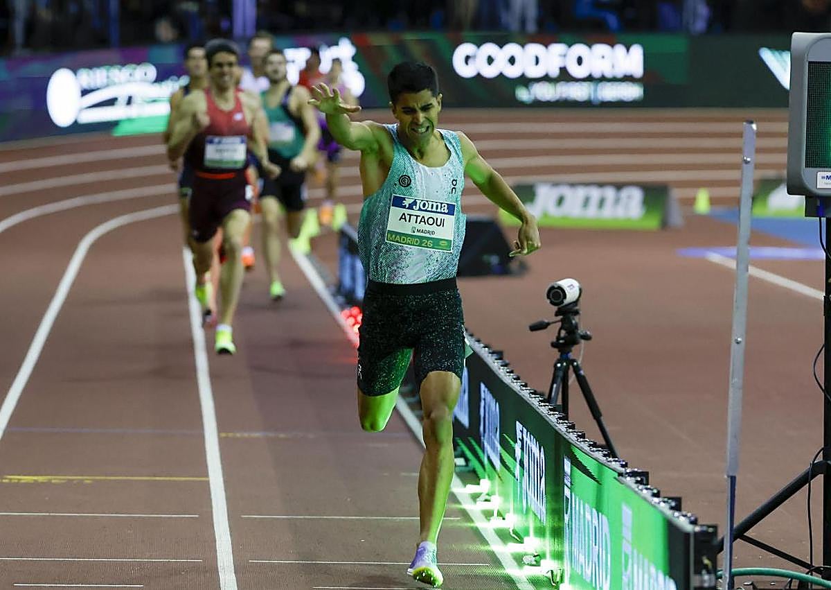 Imagen secundaria 1 - Mohamed Attaoui, en varias competiciones.