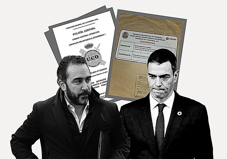 Aldama entrega al juez el sobre de Delcy que asegura que contiene pruebas de supuesta financiación irregular del PSOE