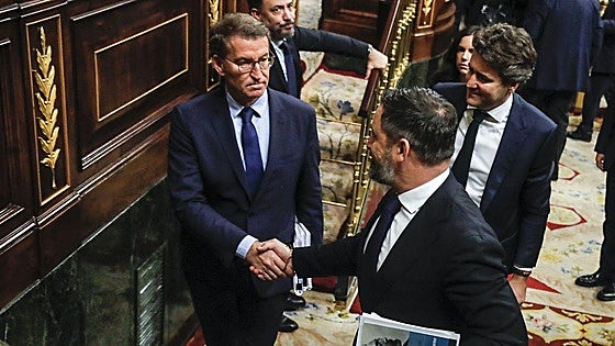 Feijóo exprime la guerra interna en Vox tras su pinchazo en Castilla y León
