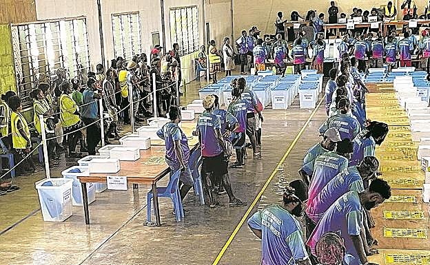 La población de Bougainville votó a favor de la independencia en 2019.