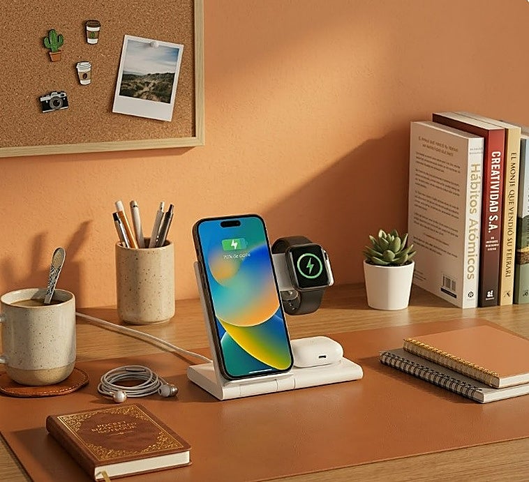 Se acabó el desorden de cargadores con estas estaciones de carga 3 en 1 para iPhone, Apple Watch y AirPods