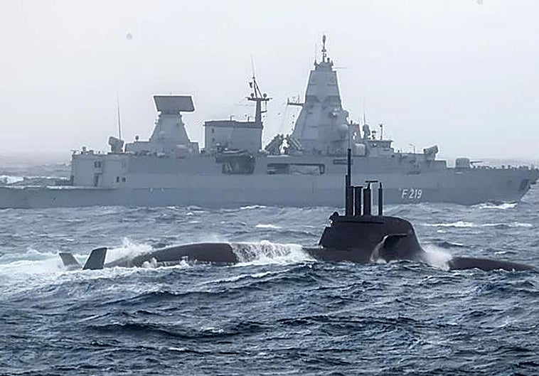 Alemania despliega dos fragatas en el Atlántico Norte para vigilar a Rusia