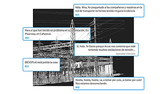 «A tomar por culo, nos estamos desconectando»: los audios de los técnicos de Red Eléctrica el día del apagón cercan a Corredor