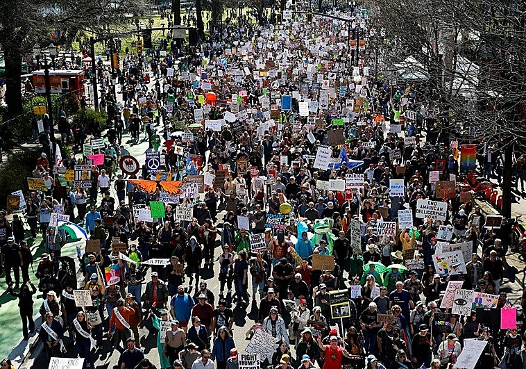 Estados Unidos clama en las calles contra las políticas de Trump