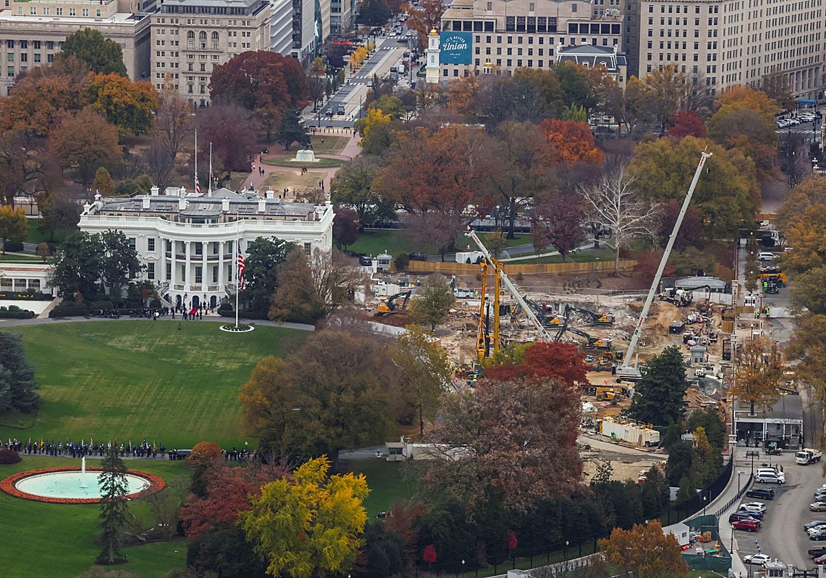 Un juez paraliza la obra de Trump para crear un salón de baile en la ...