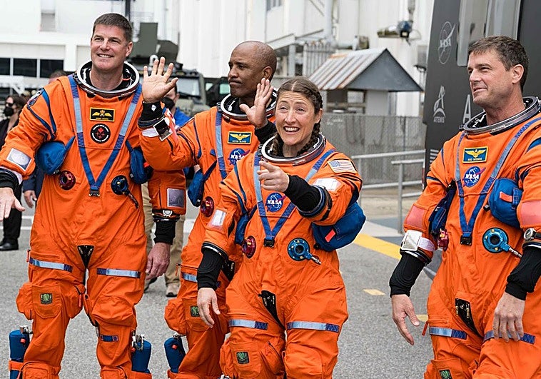 Los cuatro astronautas de una misión para la historia