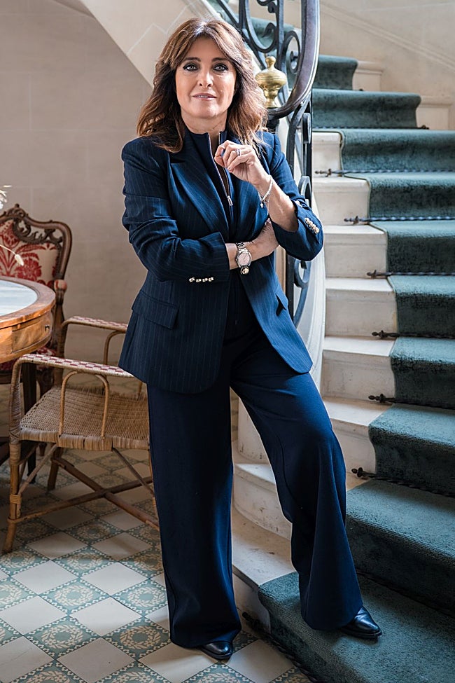 Helena Resano en Le Château du Clair de Lune de Biarritz.