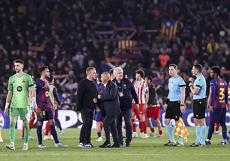 El Barça solicita a la UEFA una investigación por el arbitraje ante el Atlético en Champions