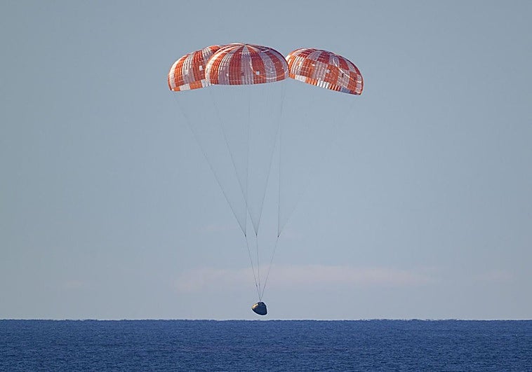 Así ha amerizado la última expedición tripulada al espacio