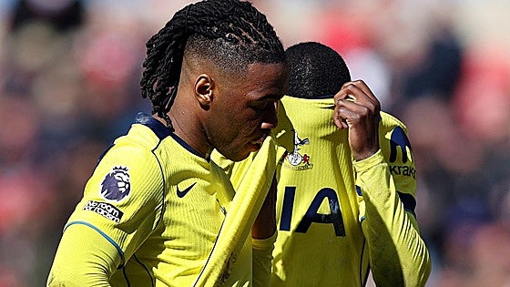 El Tottenham, al borde del abismo