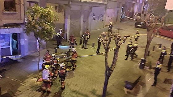 Detenida una mujer en Bilbao tras incendiar una lonja con su pareja dentro