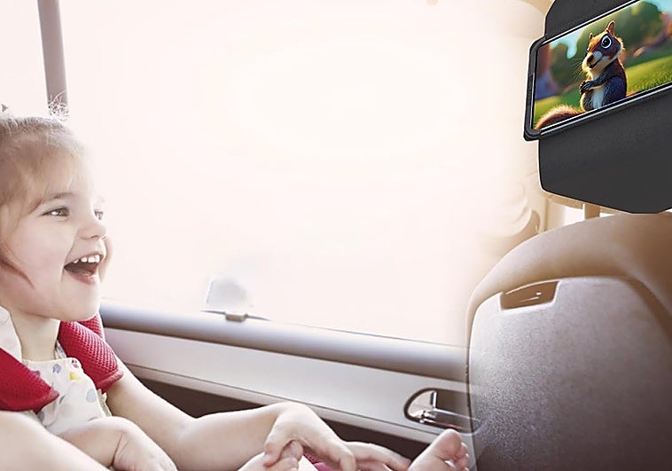 Estos soportes para tablet en el coche son ideales si quieres viajes tranquilos con niños
