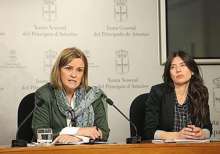 Belarmina Díaz, Nieves Roqueñí, Enrique Fernández e Isaac Pola, responsables políticos del accidente en la mina de Cerredo