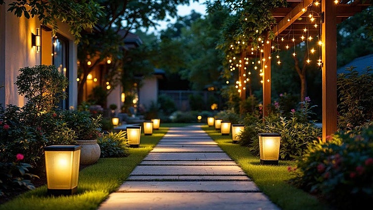 Las mejores luces solares para iluminar tu jardín con estilo y a buen precio