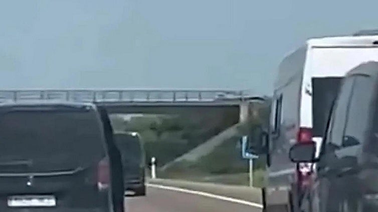 Investigados dos hombres de Guipúzcoa por el acoso en carretera a una furgoneta del Atlético