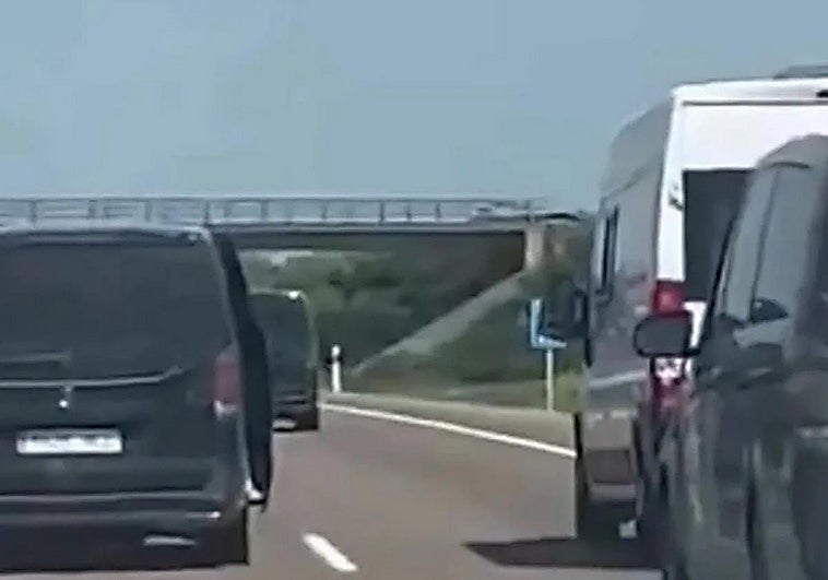 Investigados dos hombres de Guipúzcoa por el acoso en carretera a una furgoneta del Atlético