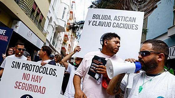 Bajo el lema «No somos plátanos», trabajadores  de Tenerife rechazan la llegada del Hondius
