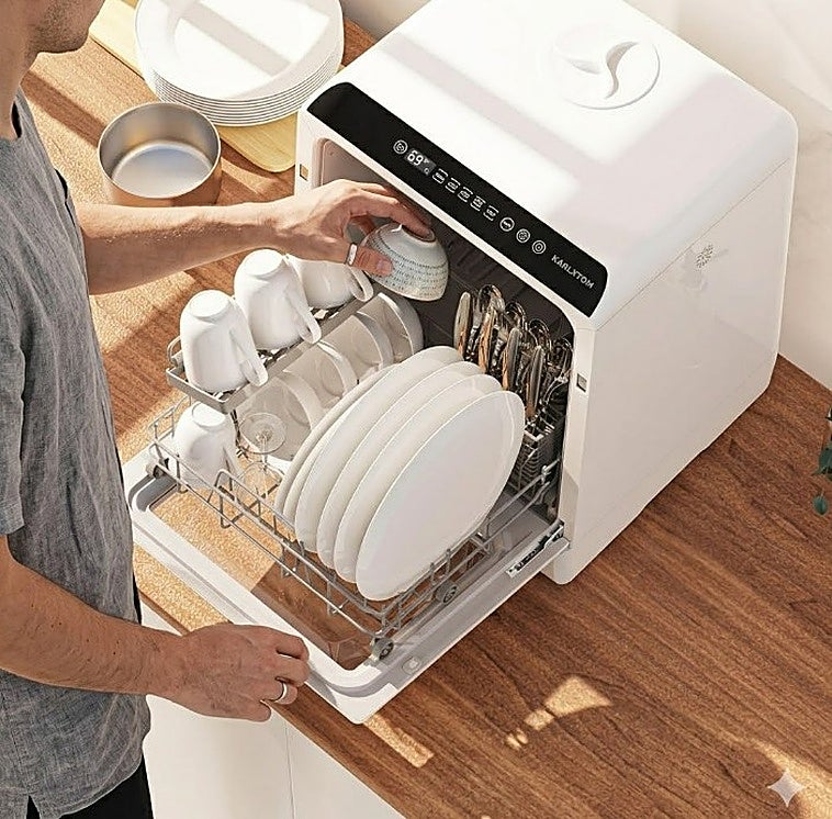 Estos mini lavavajillas de encimera son perfectos para viajes y cocinas pequeñas