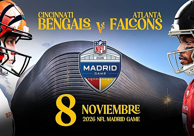 La NFL fija fecha y rival de los Falcons para el partido en el Bernabéu