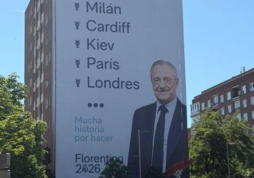 Florentino kampanyasına dev bir brandayla başlıyor ve Riquelme ortaklardan