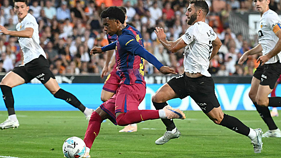Así hemos narrado la remontada del valencia ante el  Barcelona