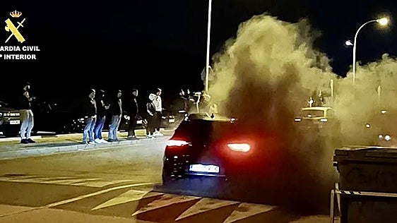 Once detenidos por organizar carreras ilegales de coches en varios puntos de España