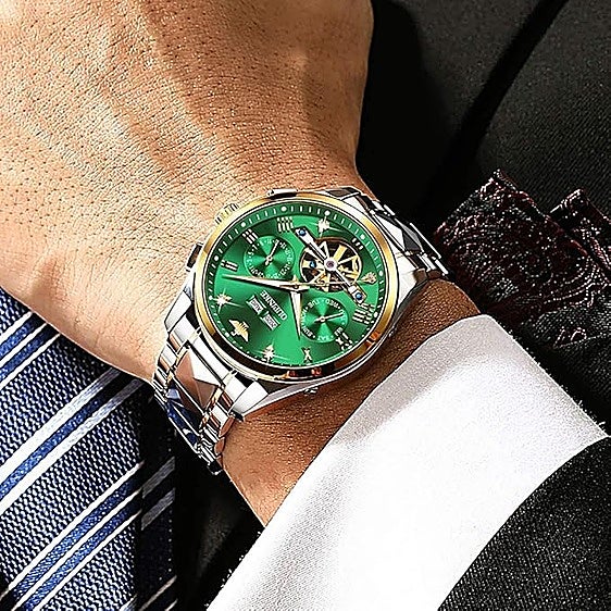 Si te gusta la relojería, no te pierdas estos elegantes relojes con esfera verde bosque