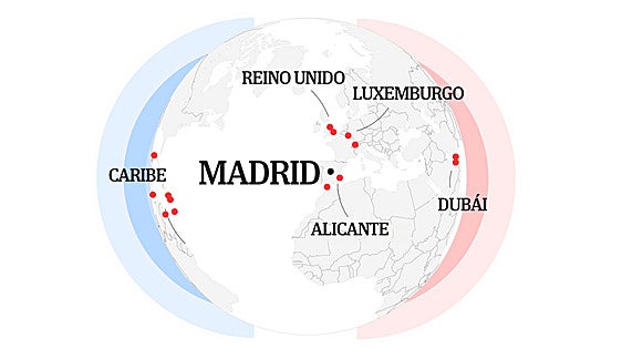 La 'trama ZP', un mapa internacional para el presunto blanqueo de capital
