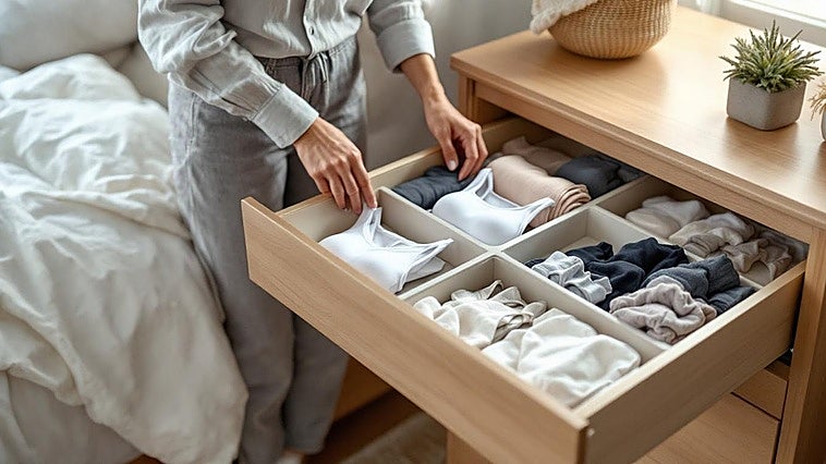 No más cajones revueltos con estos organizadores para ropa interior, calcetines y complementos