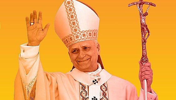 Amarillo papal para la velada blanca