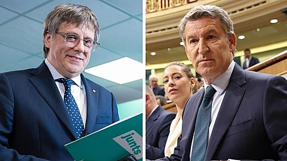 Turull reta a Feijóo a viajar a Waterloo para plantearle la moción de censura a Puigdemont