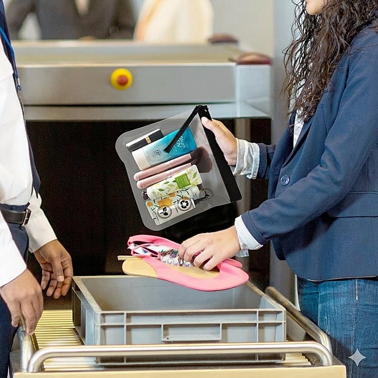 Ahorra tiempo en el control de equipajes con estos neceseres transparentes de 8 piezas
