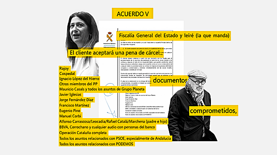 El acuerdo secreto de Leire a Villarejo para atacar al PP: eludir la cárcel a cambio de la cabeza de Rajoy
