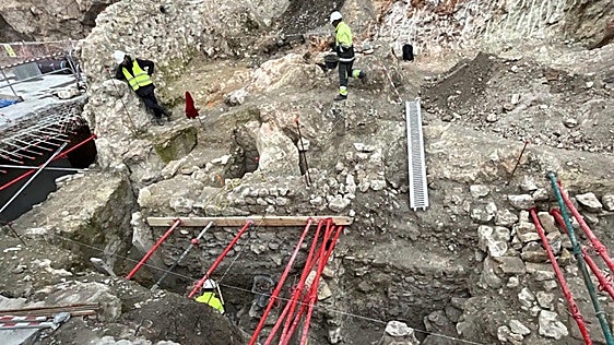 Las obras del remonte mecánico de Cuenca desvelan una DANA que arrasó un barrio de la ciudad hace seis siglos