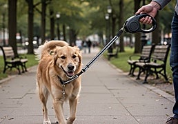 Las mejores correas extensibles para perros en ciudad y parque