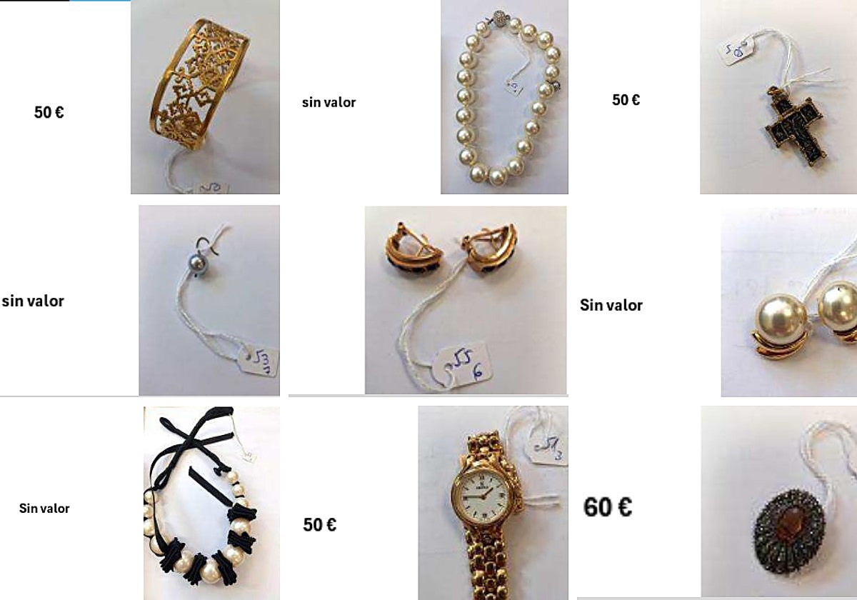 Esta sí que es la verdadera herencia de Zapatero: cruces de 50 euros, pendientes desparejados y piezas de algún valor