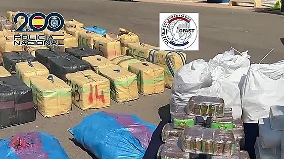 Condenados por introducir en España 13,7 toneladas de hachís ocultas entre sandías y falsas patatas