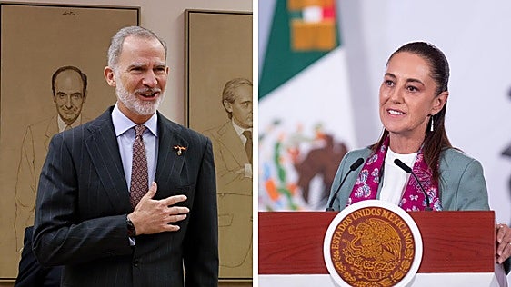 El Rey se reunirá con Sheinbaum el jueves en México antes del España-Uruguay del Mundial