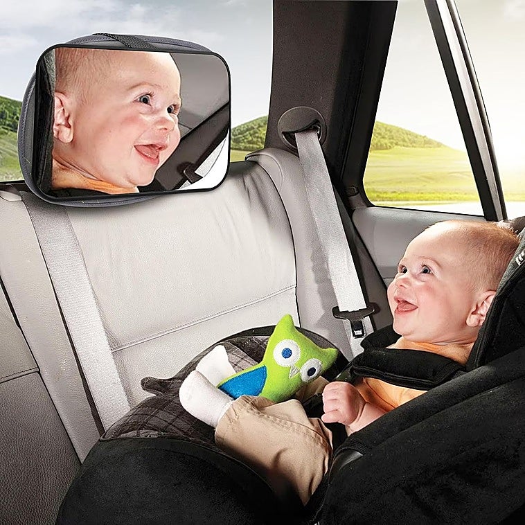 Viaja tranquilo, vigilando a tu bebé con estos espejos de vigilancia para el coche