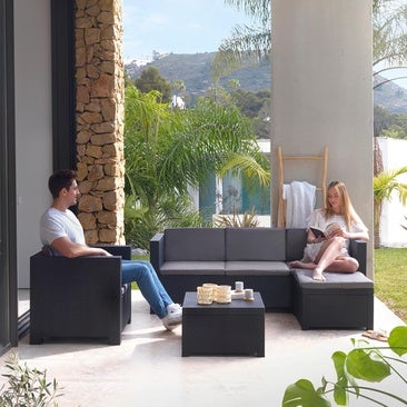 Los mejores conjuntos de muebles de ratán sintético para terraza y jardín