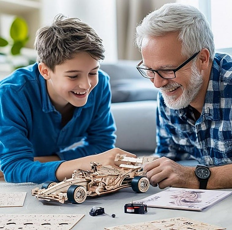 Estos puzzles 3D de madera son el regalo perfecto para los amantes de los coches clásicos