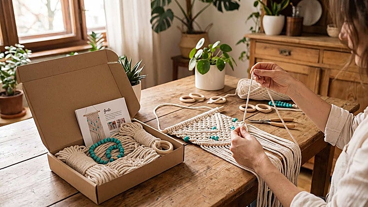 Los mejores kits de macramé y manualidades para entretenerte y decorar tu hogar