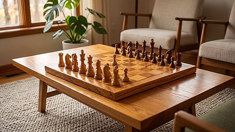 No te pierdas estos elegantes tableros de ajedrez de madera para los amantes de este juego