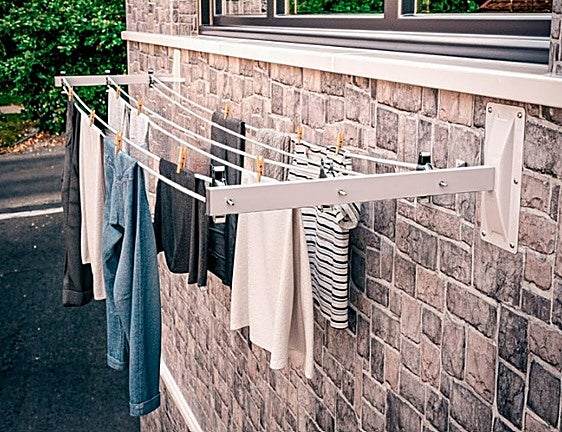 Los mejores tendederos de pared extensibles para espacios pequeños