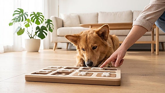 Estimula a tu perro con recompensas con este dispensador de comida interactivo