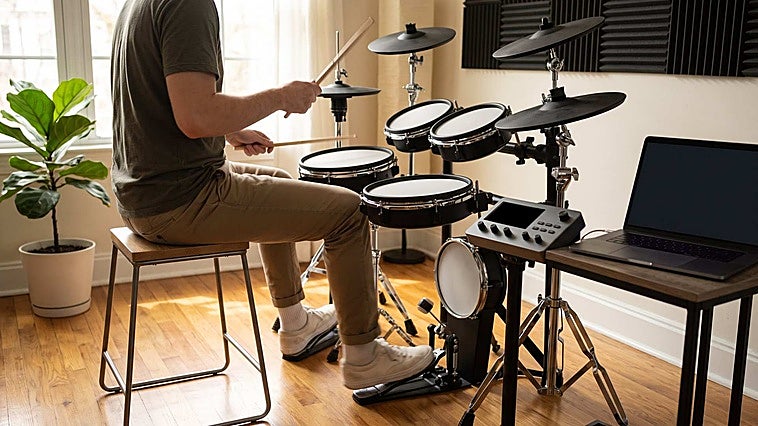 Si tu pasión es la batería, practica sin molestar a tus vecinos con la batería electrónica Alesis Nitro Max