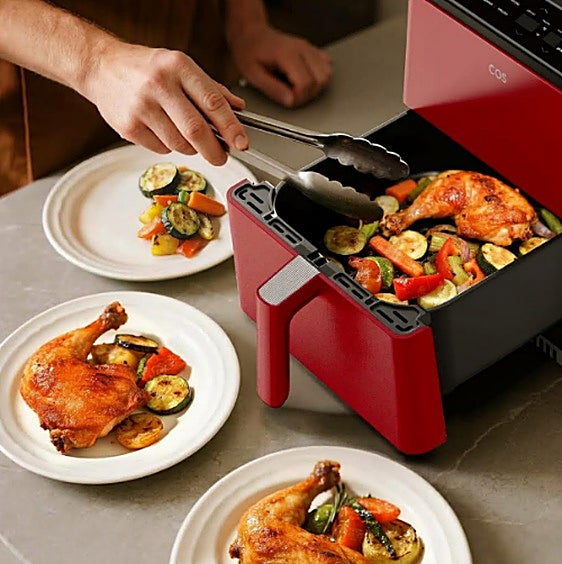 La freidora de aire Cosori Dual Blaze ofrece resultados crujientes, saludables y deliciosos en minutos