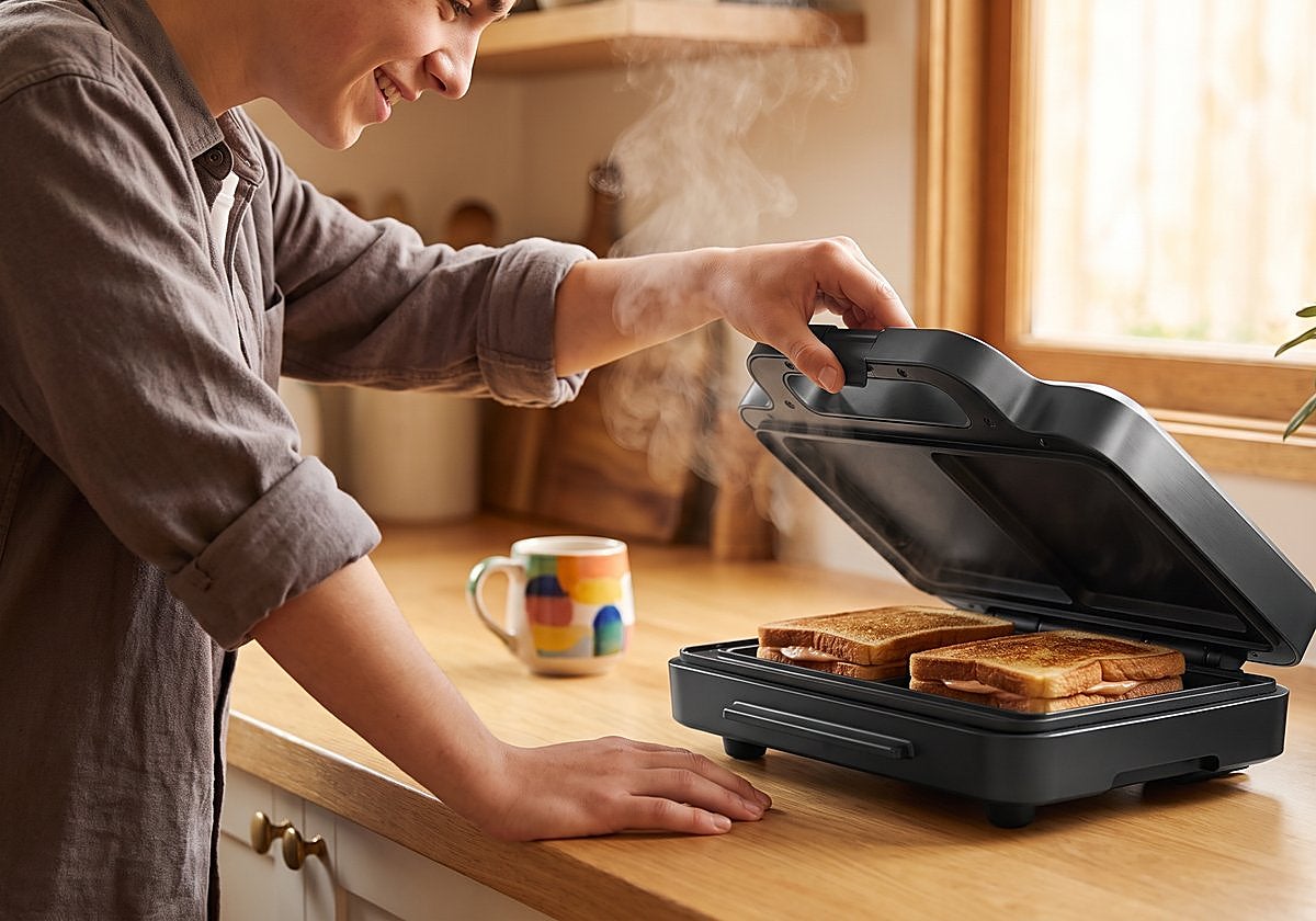 Las mejores sandwicheras y grills baratos para cocinar rápido en casa